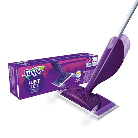 swiffer sprühwischer|Swiffer Wetjet Mop Starter Kit for All Floors